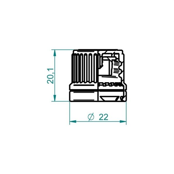 Pokrovček 18 TE/reducirka-Bel